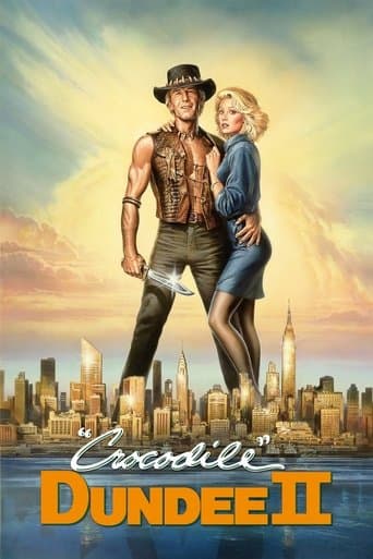 Movie poster for Crocodile Dundee II