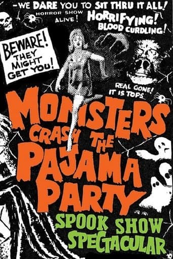 Movie poster for Monsters Crash the Pajama Party