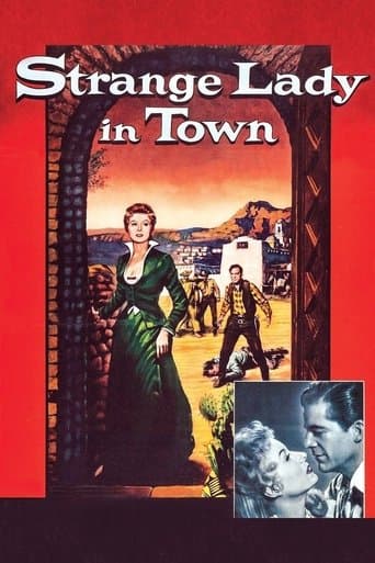 Movie poster for Strange Lady in Town