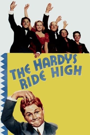 Movie poster for The Hardys Ride High
