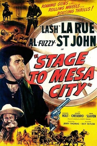 Movie poster for Stage to Mesa City