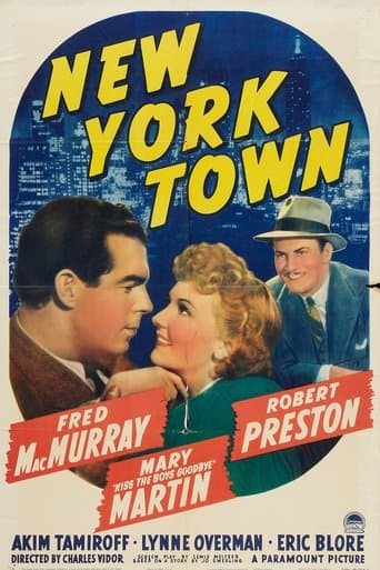 Movie poster for New York Town