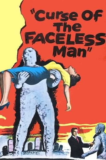 Movie poster for Curse of the Faceless Man