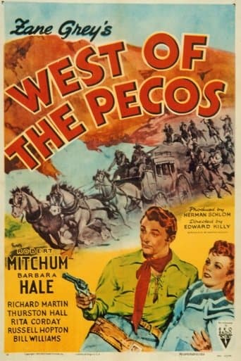 Movie poster for West of the Pecos