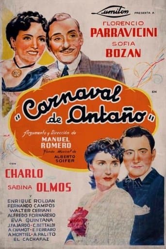 Movie poster for Carnaval de antaño