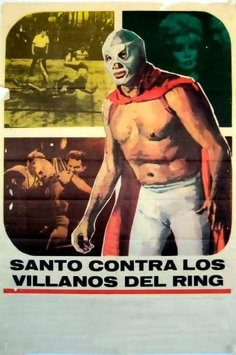 Movie poster for Santo the Silver Mask vs. The Ring Villains
