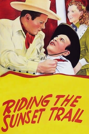 Movie poster for Riding the Sunset Trail
