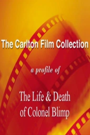 Movie poster for A Profile of 'The Life and Death of Colonel Blimp'