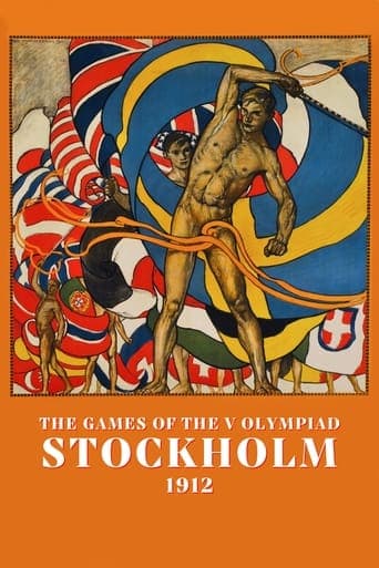 Movie poster for The Games of the V Olympiad Stockholm, 1912