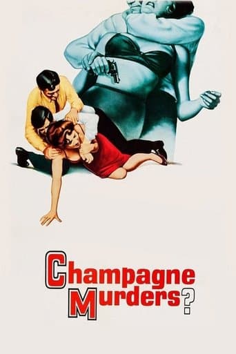 Movie poster for The Champagne Murders