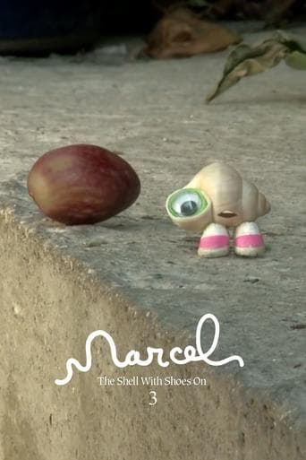Movie poster for Marcel the Shell with Shoes On, Three