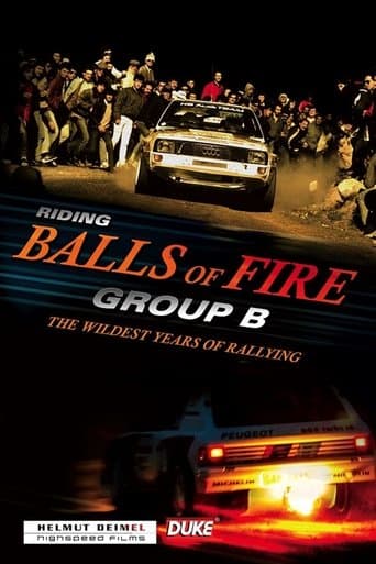 Movie poster for Group B - Riding Balls of Fire