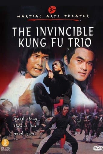 Movie poster for The Invincible Kung Fu Trio