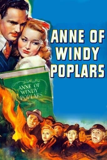 Movie poster for Anne of Windy Poplars