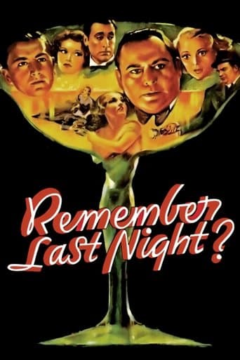Movie poster for Remember Last Night?