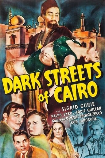 Movie poster for Dark Streets of Cairo