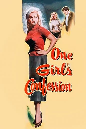 Movie poster for One Girl's Confession