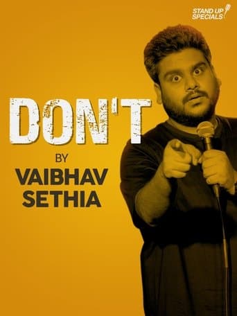Movie poster for Vaibhav Sethia: Don't