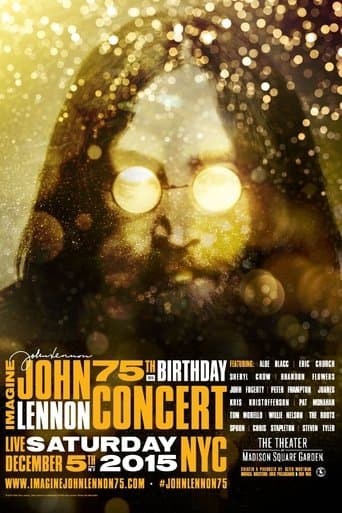 Movie poster for Imagine: John Lennon 75th Birthday Concert