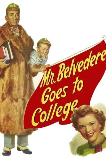 Movie poster for Mr. Belvedere Goes to College