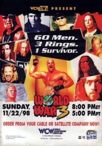 Movie poster for WCW World War 3 1998