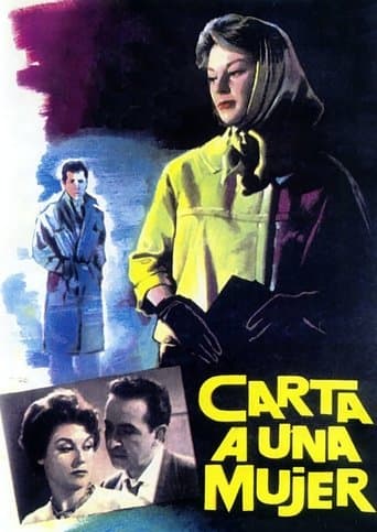 Movie poster for Carta a una mujer