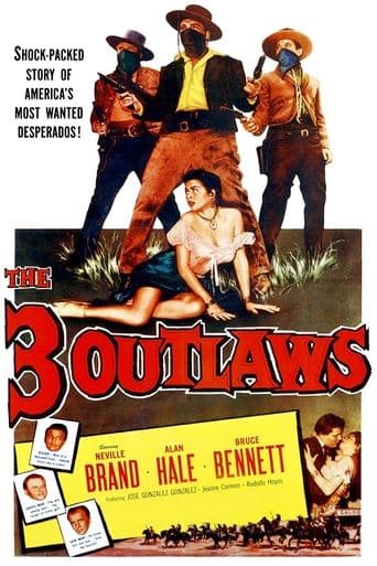 Movie poster for The Three Outlaws