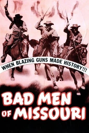 Movie poster for Bad Men of Missouri