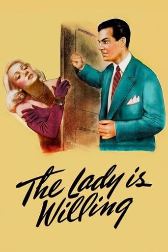 Movie poster for The Lady Is Willing