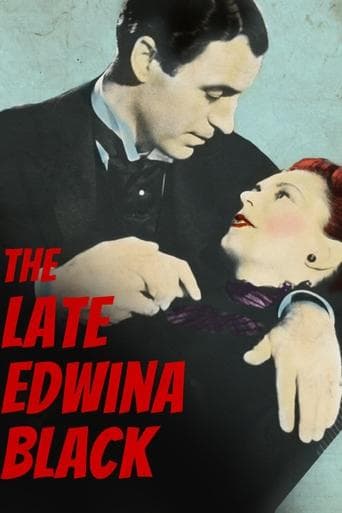 Movie poster for The Late Edwina Black