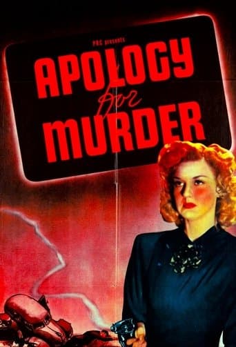 Movie poster for Apology for Murder