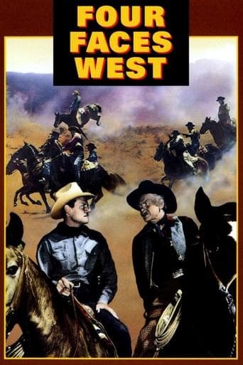Movie poster for Four Faces West