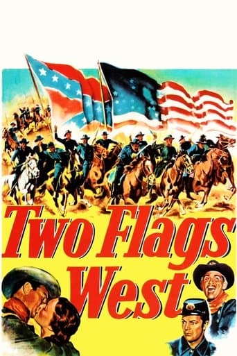Movie poster for Two Flags West