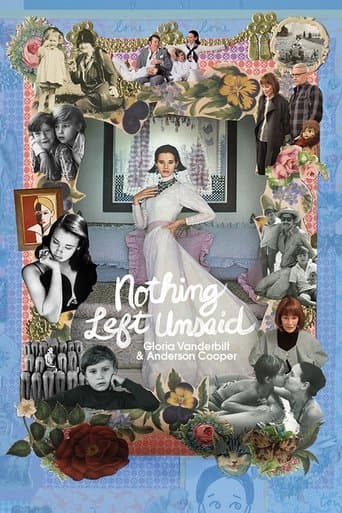 Movie poster for Nothing Left Unsaid: Gloria Vanderbilt & Anderson Cooper