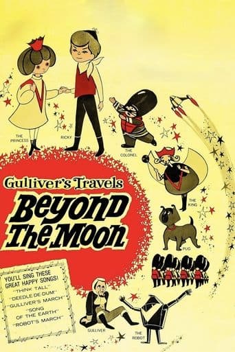 Movie poster for Gulliver's Travels Beyond the Moon