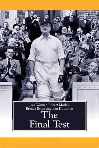 Movie poster for The Final Test