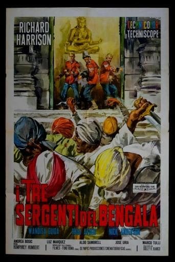 Movie poster for Three Sergeants of Bengal