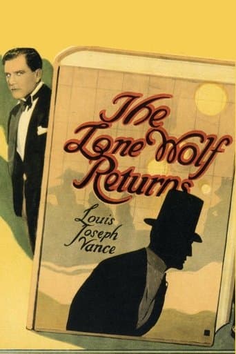 Movie poster for The Lone Wolf Returns