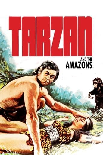Movie poster for Tarzan and the Amazons