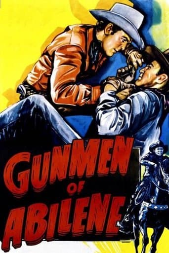 Movie poster for Gunmen of Abilene