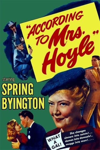 Movie poster for According to Mrs. Hoyle