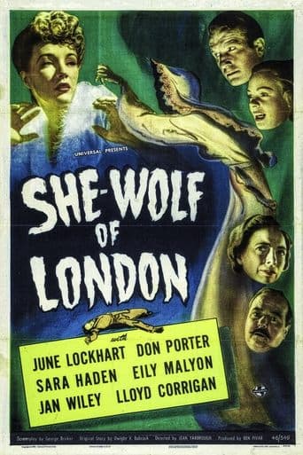 Movie poster for She-Wolf of London
