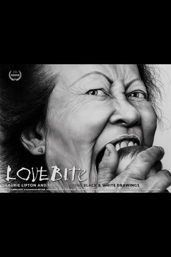 Movie poster for Love Bite: Laurie Lipton and Her Disturbing Black & White Drawings