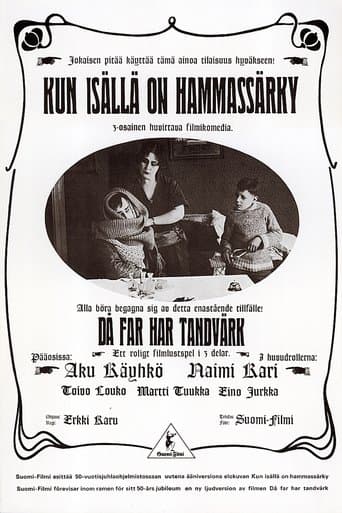 Movie poster for When Father Has Toothache