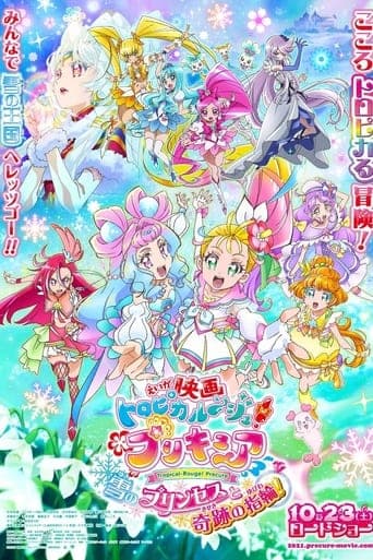 Movie poster for Tropical-Rouge! Precure: The Snow Princess and the Miraculous Ring!