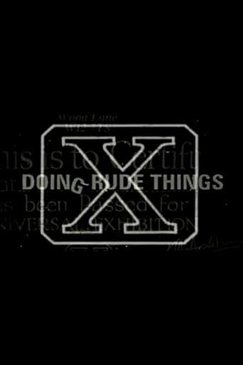 Movie poster for Doing Rude Things