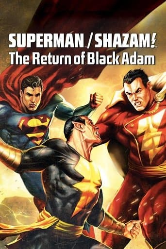 Movie poster for Superman/Shazam!: The Return of Black Adam