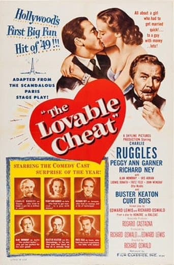 Movie poster for The Lovable Cheat