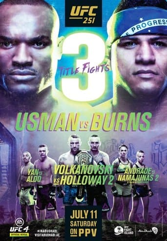 Movie poster for UFC 251: Usman vs. Masvidal