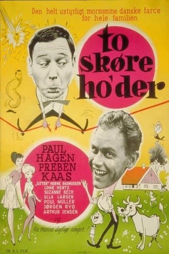 Movie poster for To skøre ho'der